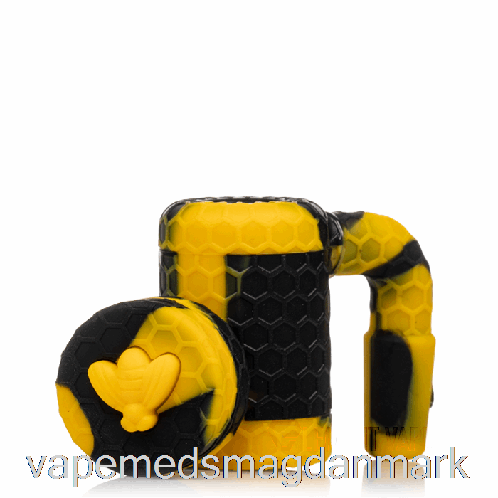 Engangs Vape Danmark Stratus Bee Silikone Voks Reclaimer Sol (sort / Gul)